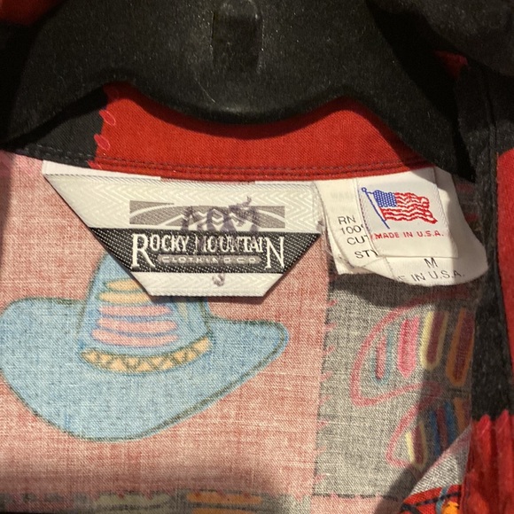 Vintage fringe western rodeo button shirt womens size medium Made in USA - Picture 3 of 8